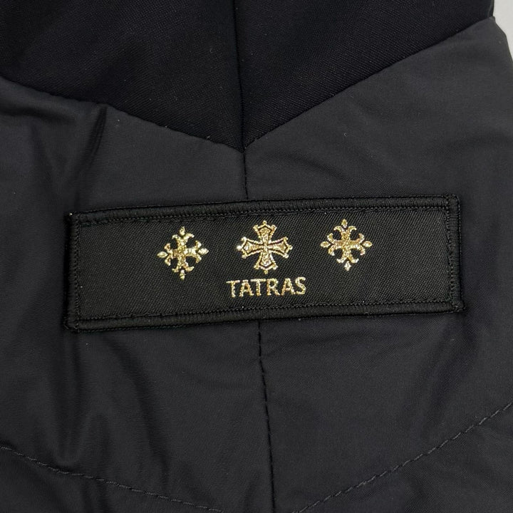 美品◇TATRAS タトラス 20AW LTK20A4213 シェブロン キルティングデザイン ロゴワッペン付 ダウンジャケット ダークネイビー 02 正規品