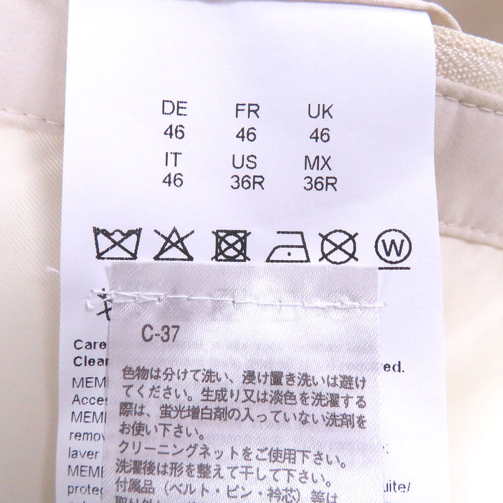 未使用品□BOSS PORSCHE ボス ポルシェ ロゴワッペン 中綿 ブルゾンジャケット ボンバージャケット アイボリー 46 正規品 メンズ