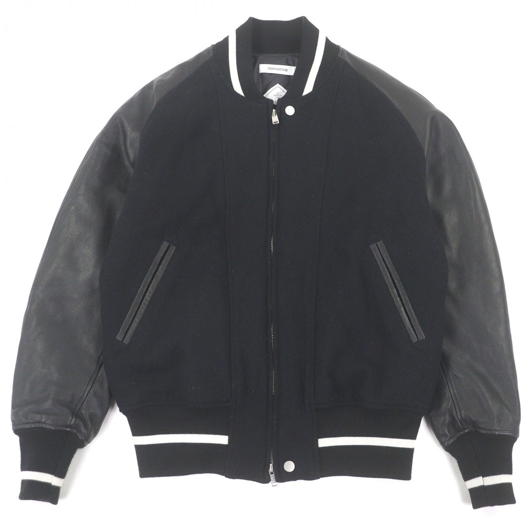 美品□nonnative ノンネイティブ 23AW NN-JU4301 STUDENT PUFF JACKET WOOL DOBBY WITH GORE-TEX WINDSTOPPER スタジャン 日本製 正規品