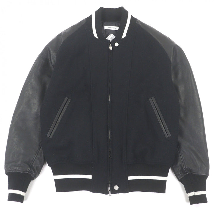 美品□nonnative ノンネイティブ 23AW NN-JU4301 STUDENT PUFF JACKET WOOL DOBBY WITH GORE-TEX WINDSTOPPER スタジャン 日本製 正規品