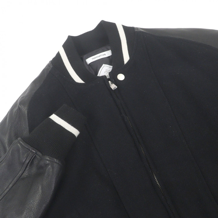 美品□nonnative ノンネイティブ 23AW NN-JU4301 STUDENT PUFF JACKET WOOL DOBBY WITH GORE-TEX WINDSTOPPER スタジャン 日本製 正規品