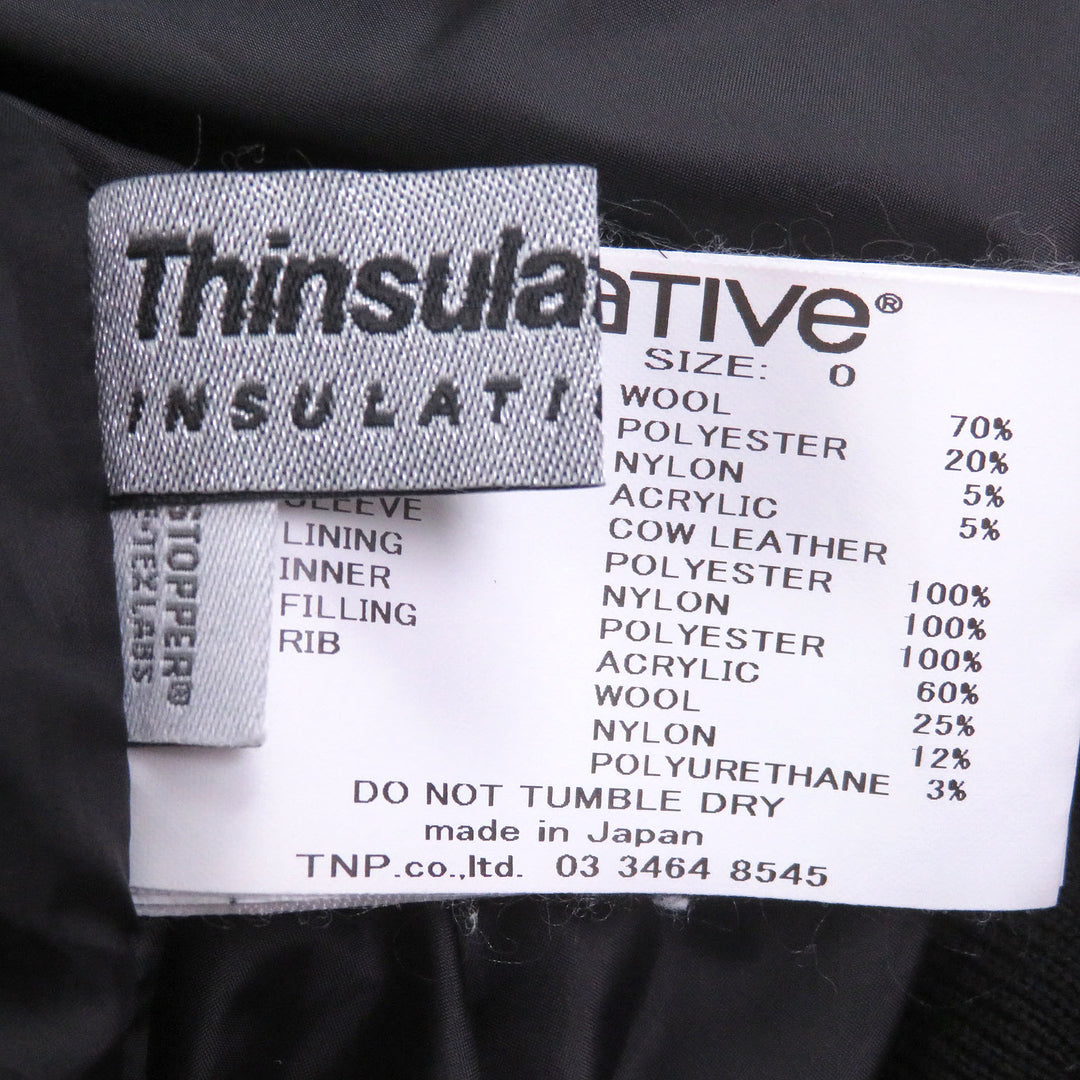 美品□nonnative ノンネイティブ 23AW NN-JU4301 STUDENT PUFF JACKET WOOL DOBBY WITH GORE-TEX WINDSTOPPER スタジャン 日本製 正規品