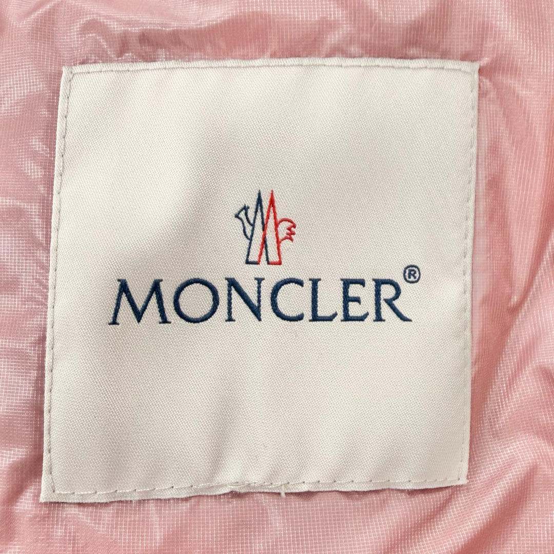 極美品◇MONCLER モンクレール 22-23AW H20931A00019 ANTHON ロゴワッペン フード付 ダウンジャケット 0 正規品 レディース ハンガー付き