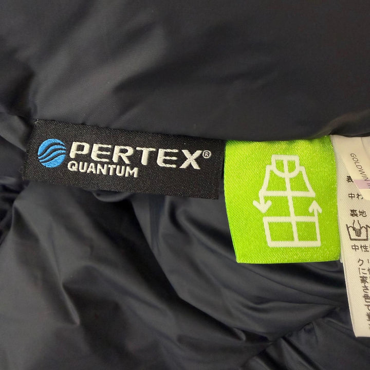 美品□THE NORTH FACE ザ・ノースフェイス ND92237 Mountain Down Jacket GORE-TEX ダウンジャケット ベージュ ブラック L 正規品 メンズ