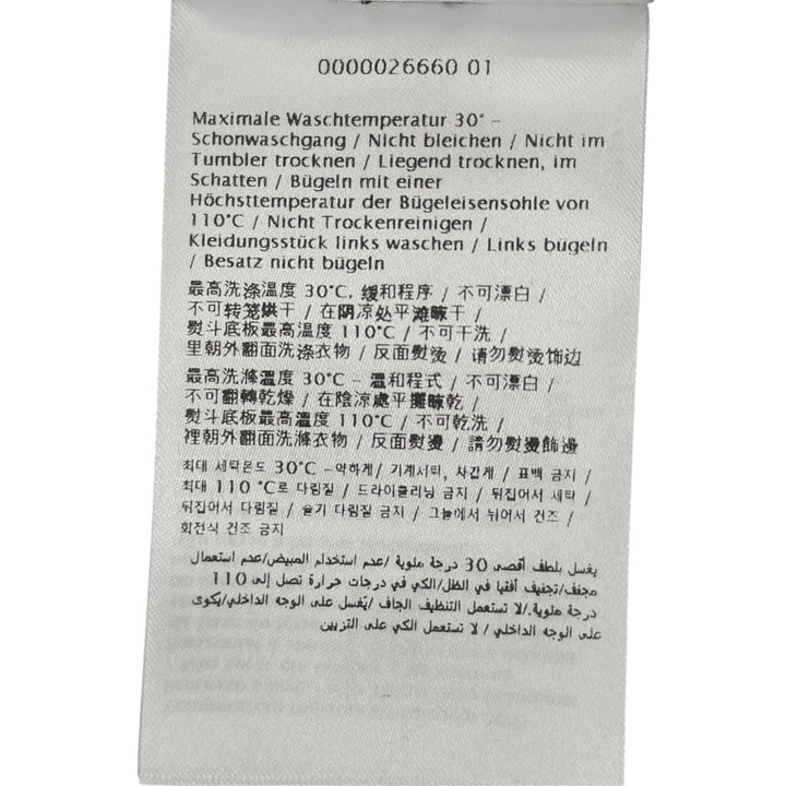 美品▲VALENTINO ヴァレンティノ 5V3MG15L9UK コットン100％ クルーネック ロング 長袖Ｔシャツ ブラック M イタリア製 正規品 メンズ