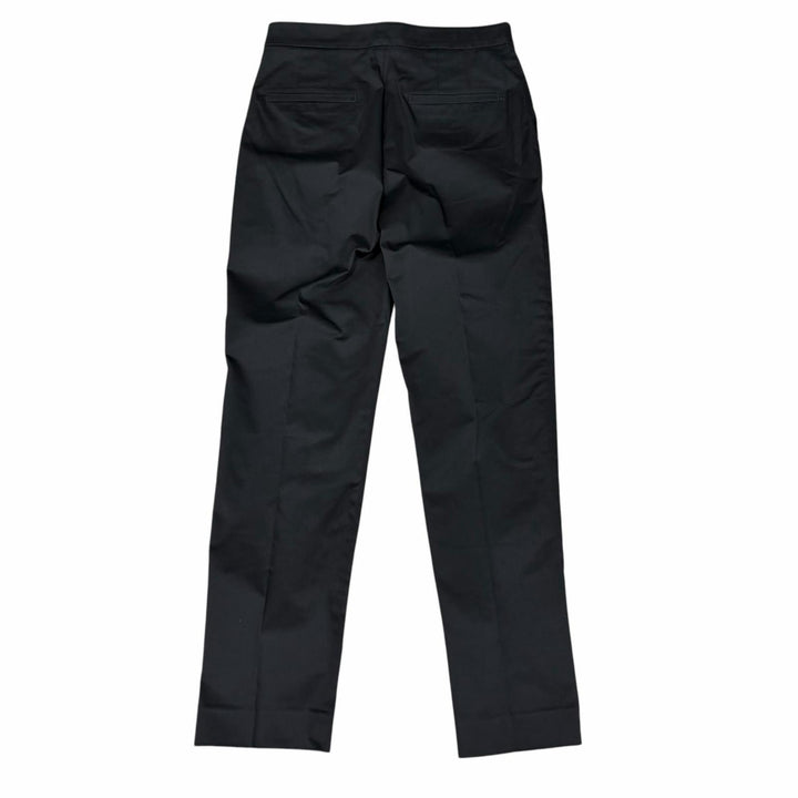 未使用品★MONCLER モンクレール 2024年製 PANTALONE ロゴ刺繍入り センタープレス コットン パンツ ブラック 40 イタリア製 正規品