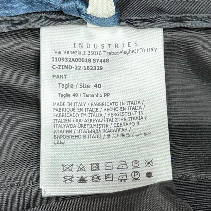 未使用品★MONCLER モンクレール 2024年製 PANTALONE ロゴ刺繍入り センタープレス コットン パンツ ブラック 40 イタリア製 正規品