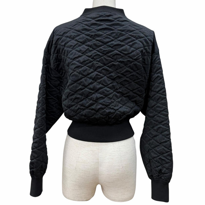 美品★LOUIS VUITTON ルイヴィトン 22AW ウール混 ダイヤモンドニット キルティング ジャケット XS ハンガー・ガーメント付 正規品