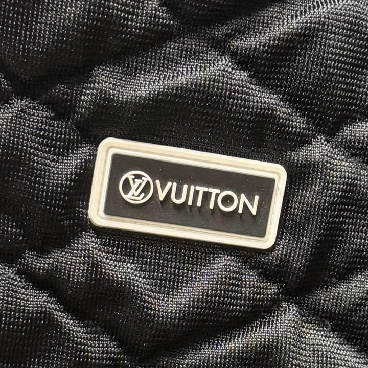 美品★LOUIS VUITTON ルイヴィトン 22AW ウール混 ダイヤモンドニット キルティング ジャケット XS ハンガー・ガーメント付 正規品