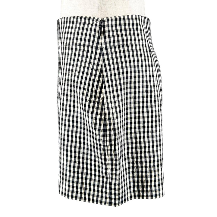 極美品▲Christian Dior クリスチャンディオール 041P48A6631 シルク コットン ギンガムチェック ショート パンツ 38 イタリア製 正規品