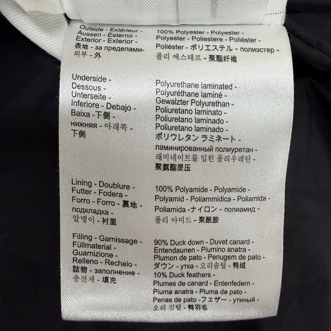 美品☆Pyrenex ピレネックス GRENOBLE FUR ラクーンファー・フード付 ロング丈 ダウンコート ブラック 36 チュニジア製 レディース