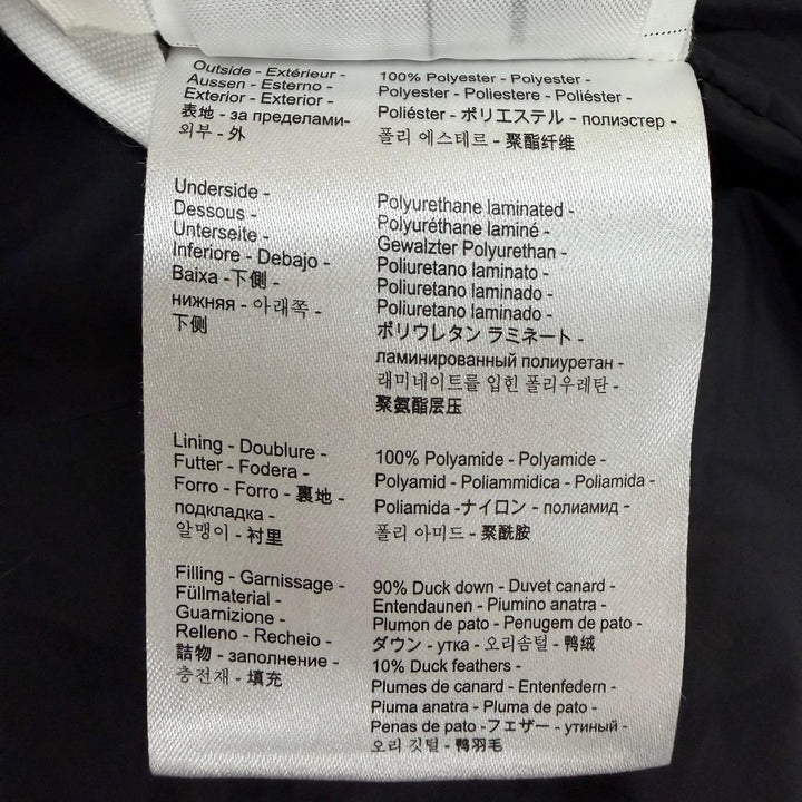 美品☆Pyrenex ピレネックス GRENOBLE FUR ラクーンファー・フード付 ロング丈 ダウンコート ブラック 36 チュニジア製 レディース