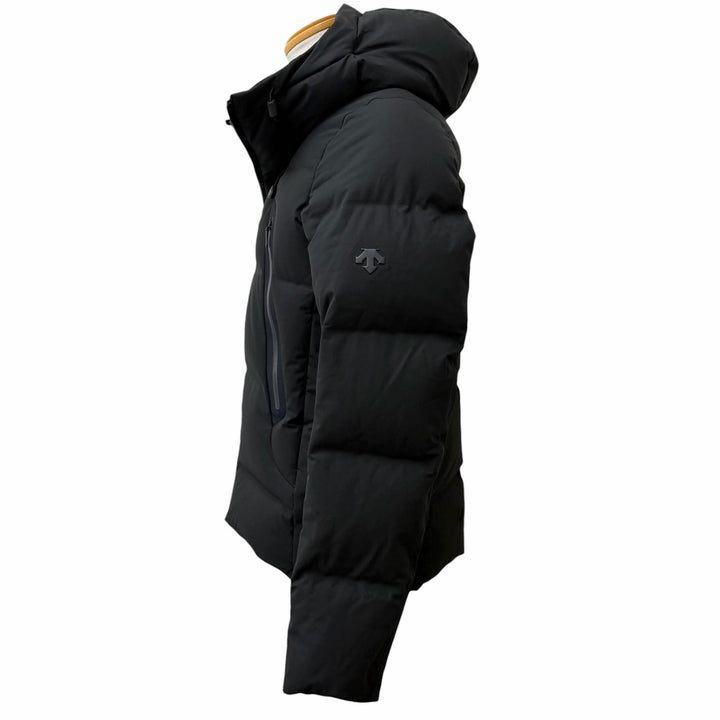 美品□DESCENTE ALLTERRAIN デサントオルテライン DAMQGK30U マウンテニア 水沢ダウン ダウンジャケット ブラック L 日本製 正規品