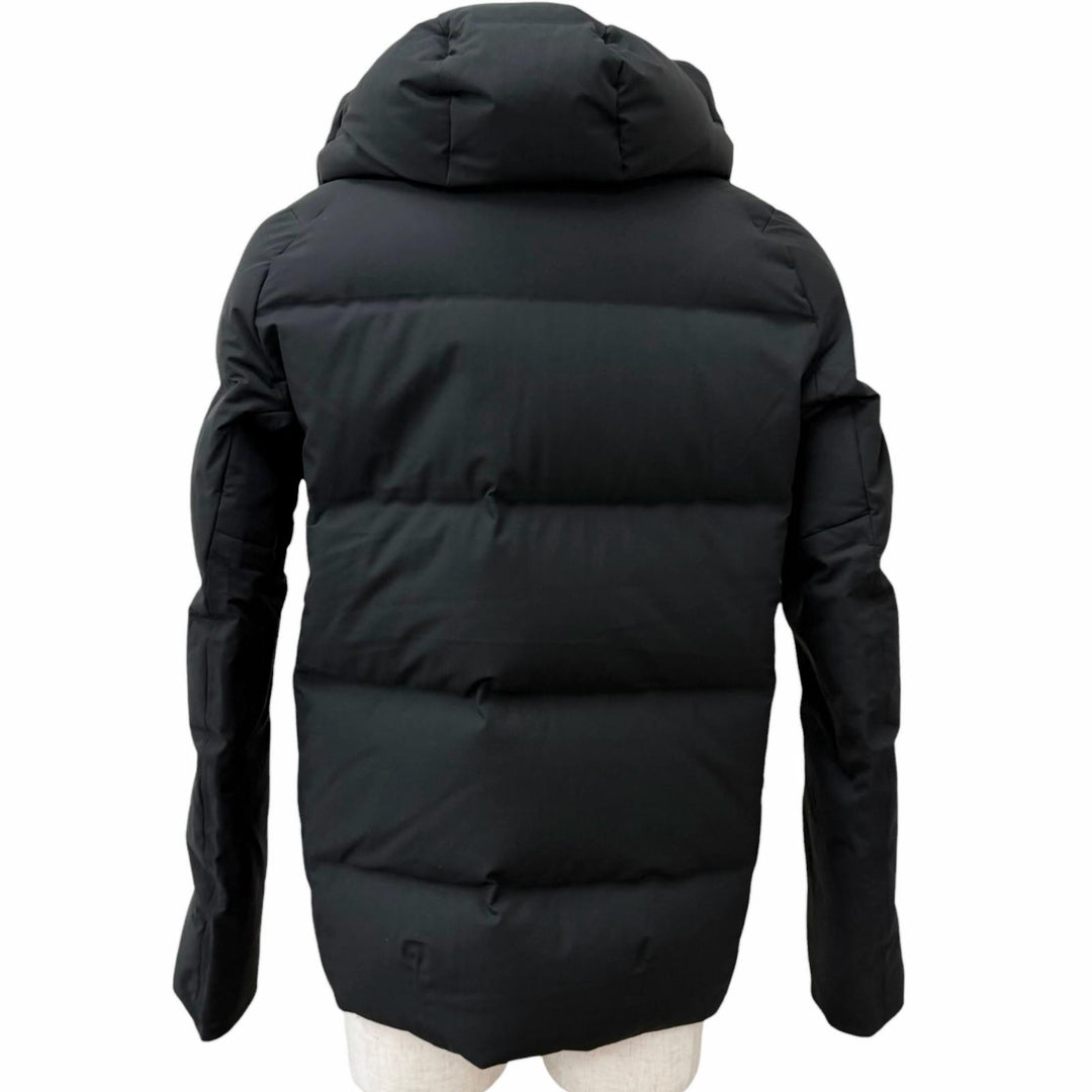 美品□DESCENTE ALLTERRAIN デサントオルテライン DAMQGK30U マウンテニア 水沢ダウン ダウンジャケット ブラック L 日本製 正規品
