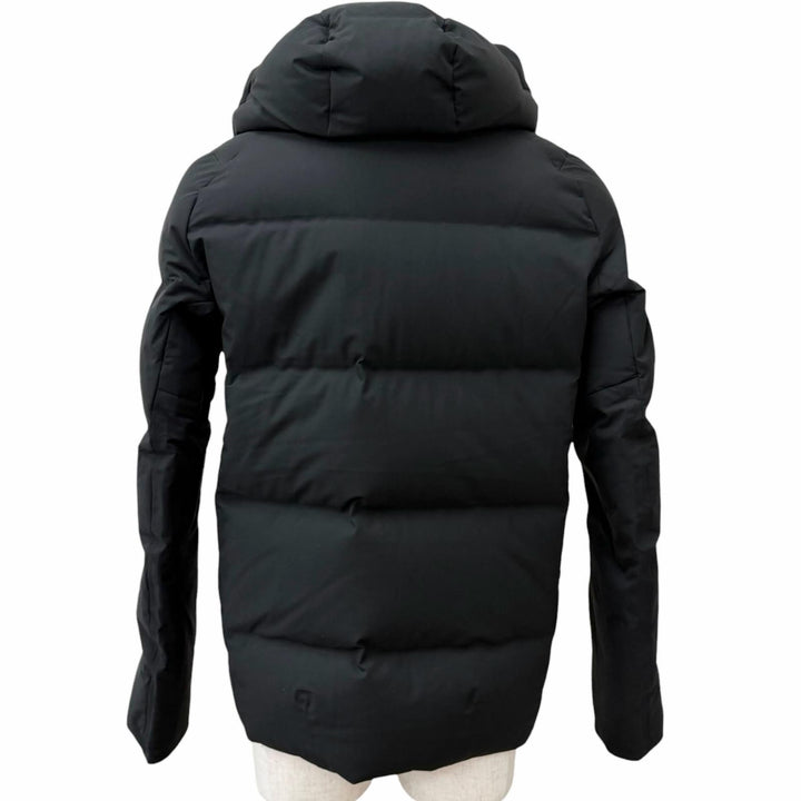 美品□DESCENTE ALLTERRAIN デサントオルテライン DAMQGK30U マウンテニア 水沢ダウン ダウンジャケット ブラック L 日本製 正規品