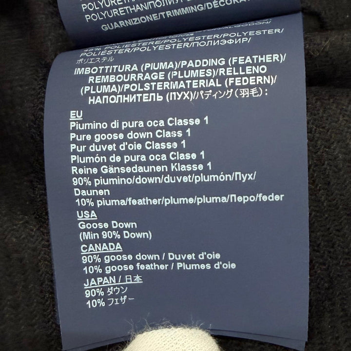 美品★Herno ヘルノ 2022年製 PI001539D フード付 ウール切替 ZIP UP ダウンコート ブラック 42 イタリア製 正規品 レディース