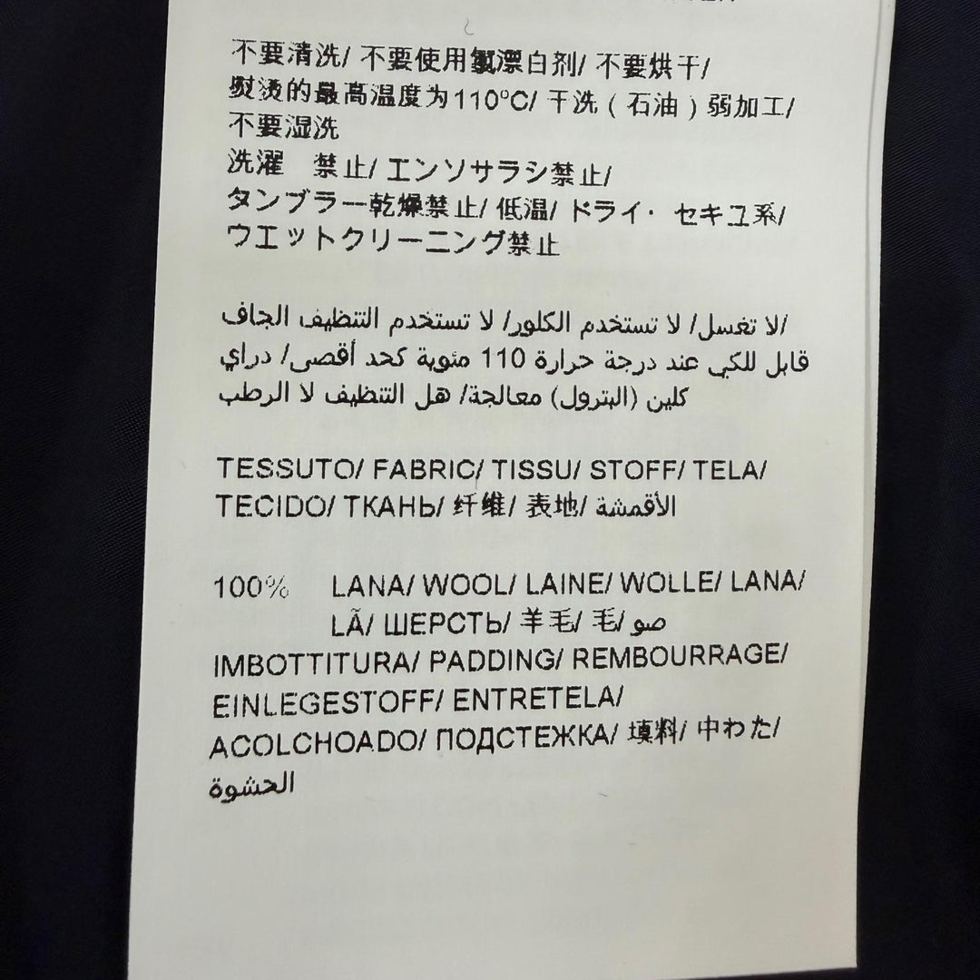 美品☆TATRAS タトラス ウール100％ フード付 ZIP UP ロング丈 ダウンコート ネイビー 03 ポーランド製 正規品 レディース