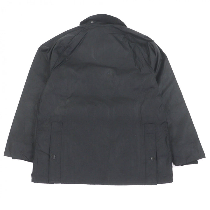 美品□Barbour バブアー 25AW 252MWX0018 BEDALE ビデイル 襟コーデュロイ ワックスジャケット ブラック 38 イギリス製 正規品 メンズ