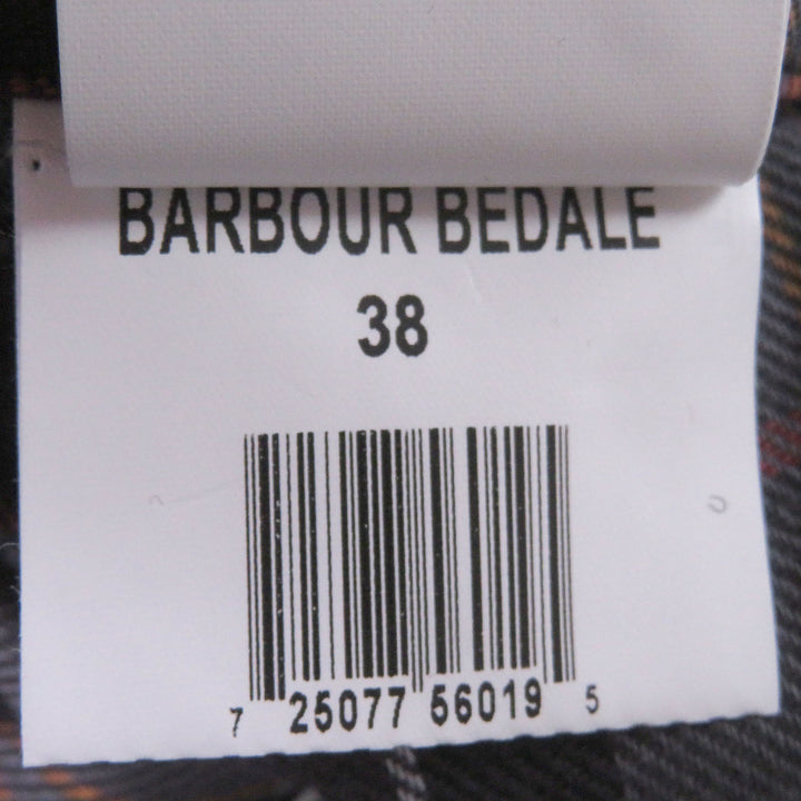 美品□Barbour バブアー 25AW 252MWX0018 BEDALE ビデイル 襟コーデュロイ ワックスジャケット ブラック 38 イギリス製 正規品 メンズ