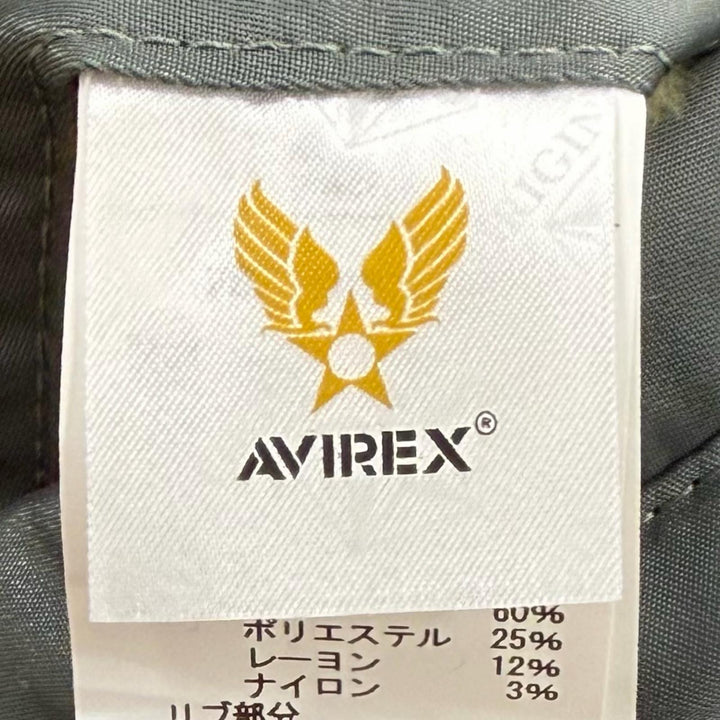 極美品▼AVIREX アヴィレックス 783-3952036 TOP GUN MA-1 CUSTOM ワッペン付き 中綿入り ZIPUP フライトジャケット スカジャン M 正規品