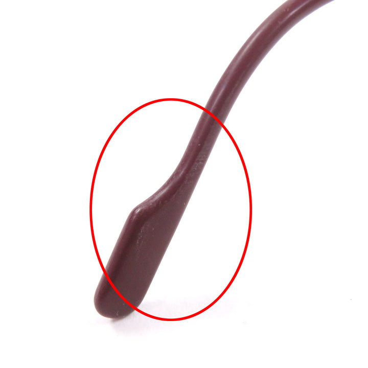 良品□Cartier カルティエ 2Cデコール ツーポイント リムレス メガネ 眼鏡 アイウェア ゴールド ボルドー □22 ケース付き フランス製