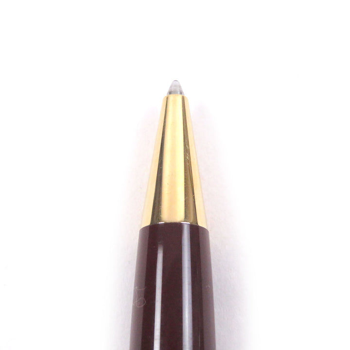 美品□MONTBLANC モンブラン ヴィンテージ マイスターシュテュック クラシック ツイスト式 ボールペン ボルドー ゴールド 筆記確認済み