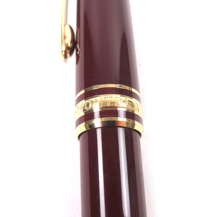 美品□MONTBLANC モンブラン ヴィンテージ マイスターシュテュック クラシック ツイスト式 ボールペン ボルドー ゴールド 筆記確認済み
