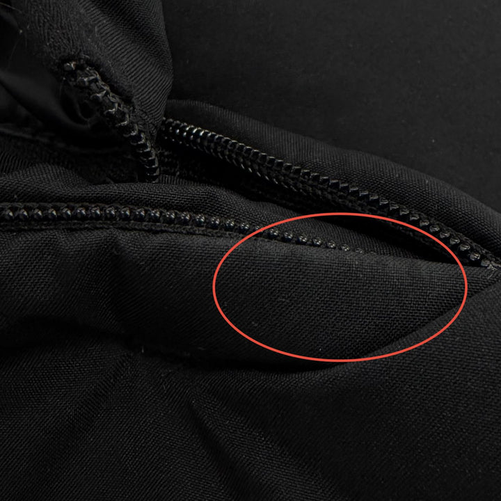 美品★Herno ヘルノ PI080DL Laminar GORETEX フード付 ロゴ入り ZIP UP ダウンコート ダウンジャケット ブラック 38 正規品 レディース