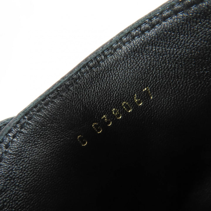 美品☆CHANEL シャネル 22B G38067 ココマーク レザー アンクルブーツ ショートブーツ ブラック 35 箱・保存袋付 イタリア製 レディース