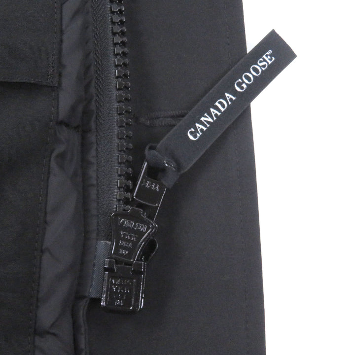 美品□CANADA GOOSE カナダグース 3438JM Jasper Parka ジャスパー ファーフーデッド ダウンジャケット ブラック S カナダ製 国内正規品