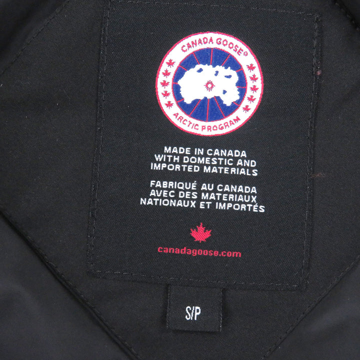 美品□CANADA GOOSE カナダグース 3438JM Jasper Parka ジャスパー ファーフーデッド ダウンジャケット ブラック S カナダ製 国内正規品