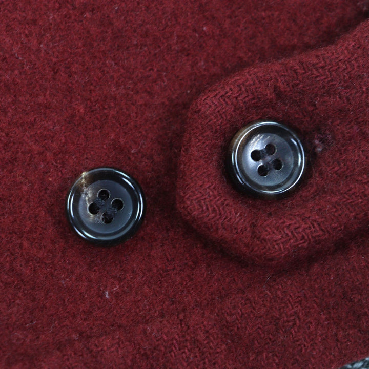 美品▼COMME des GARCONS HOMME PLUS コムデギャルソンオムプリュス 94AW 縮絨期 高橋盾/JONIO着用 チェック柄 ZIP ジレ ベスト M メンズ