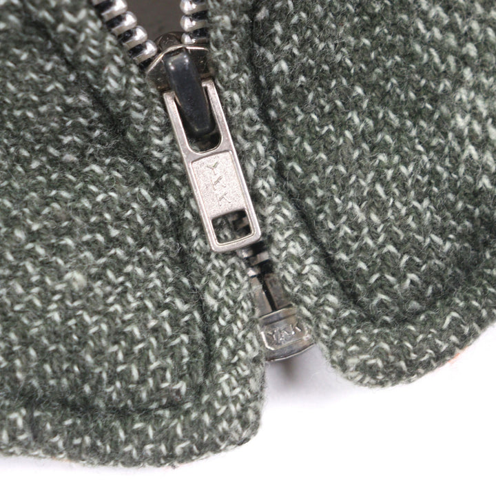 美品▼COMME des GARCONS HOMME PLUS コムデギャルソンオムプリュス 94AW 縮絨期 高橋盾/JONIO着用 チェック柄 ZIP ジレ ベスト M メンズ
