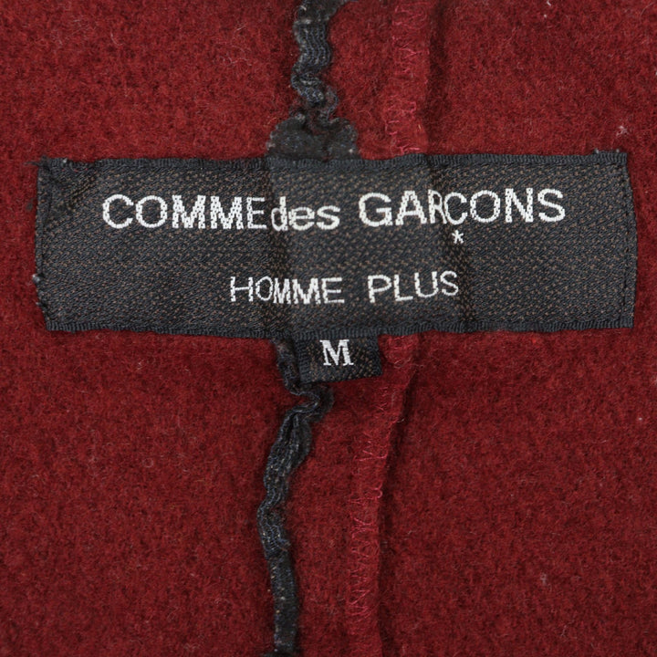 美品▼COMME des GARCONS HOMME PLUS コムデギャルソンオムプリュス 94AW 縮絨期 高橋盾/JONIO着用 チェック柄 ZIP ジレ ベスト M メンズ