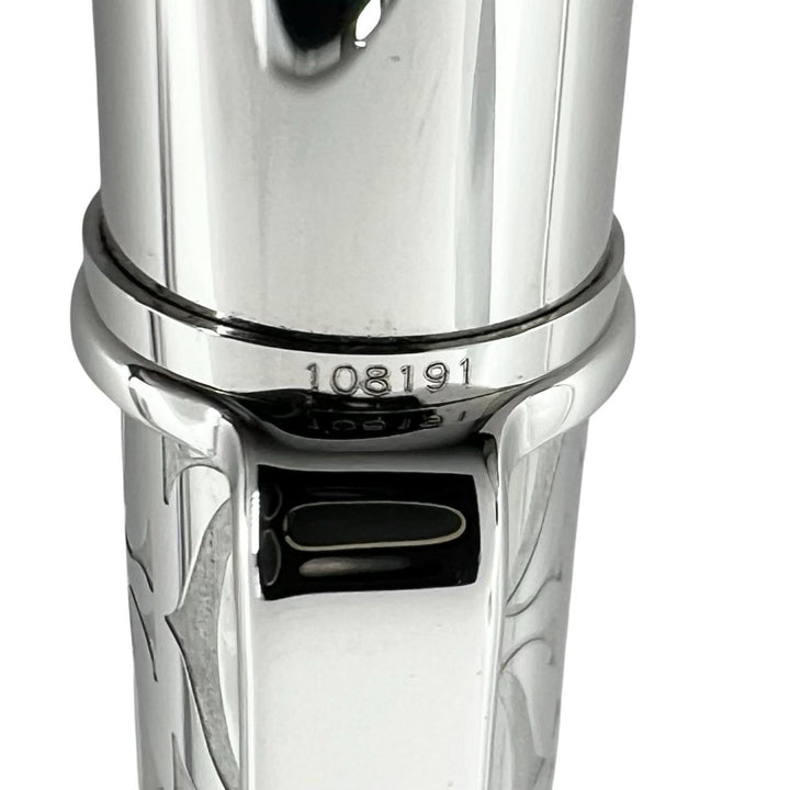極美品▲Cartier カルティエ Cドゥ カルティエ ダブルC ツイスト式 ボールペン シルバー フランス製 メンズ 保存袋付き