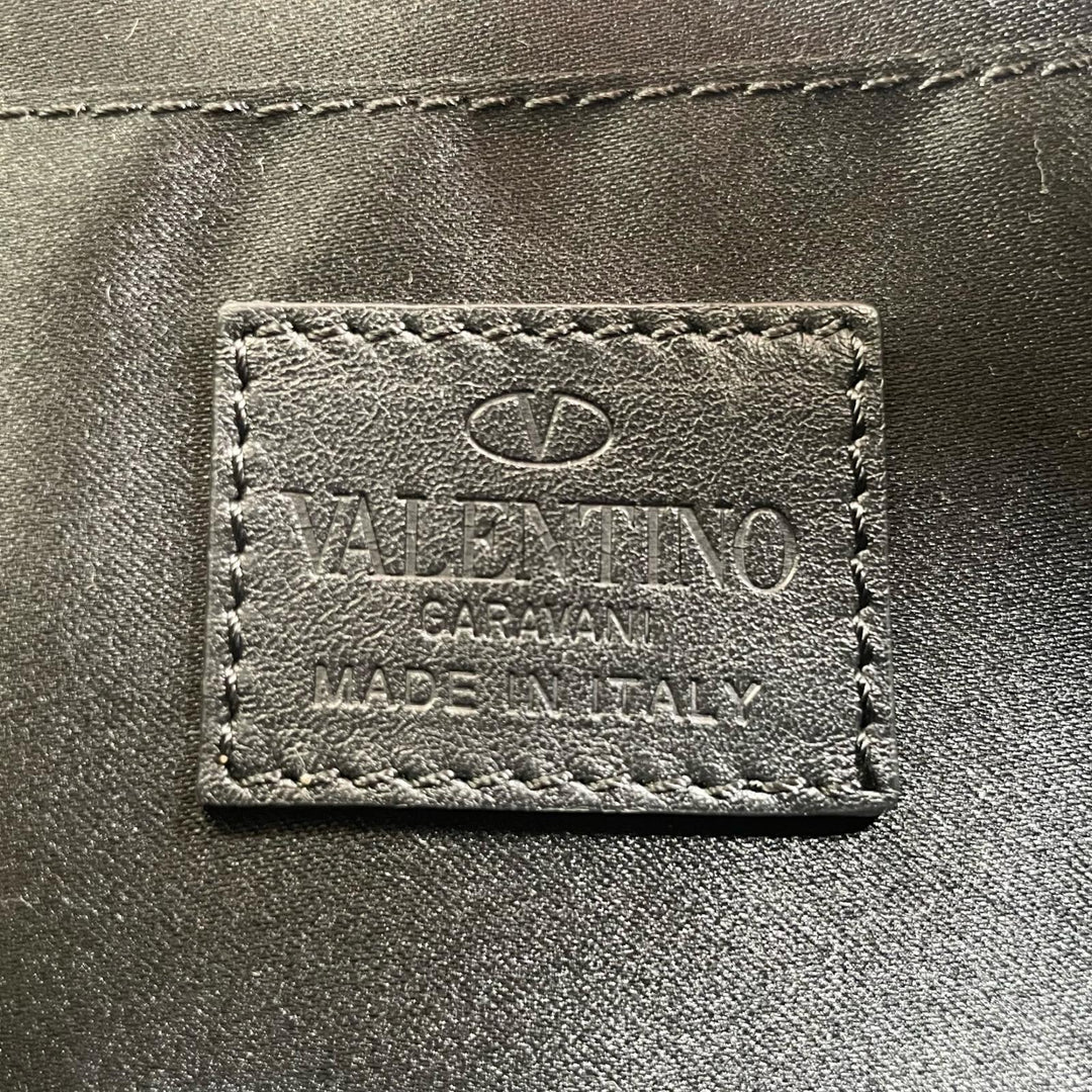 未使用品▲Valentino Garavani ヴァレンティノガラヴァーニ MY2P0483GAC レザー カモフラ スター クラッチバッグ UNI イタリア製 箱付き