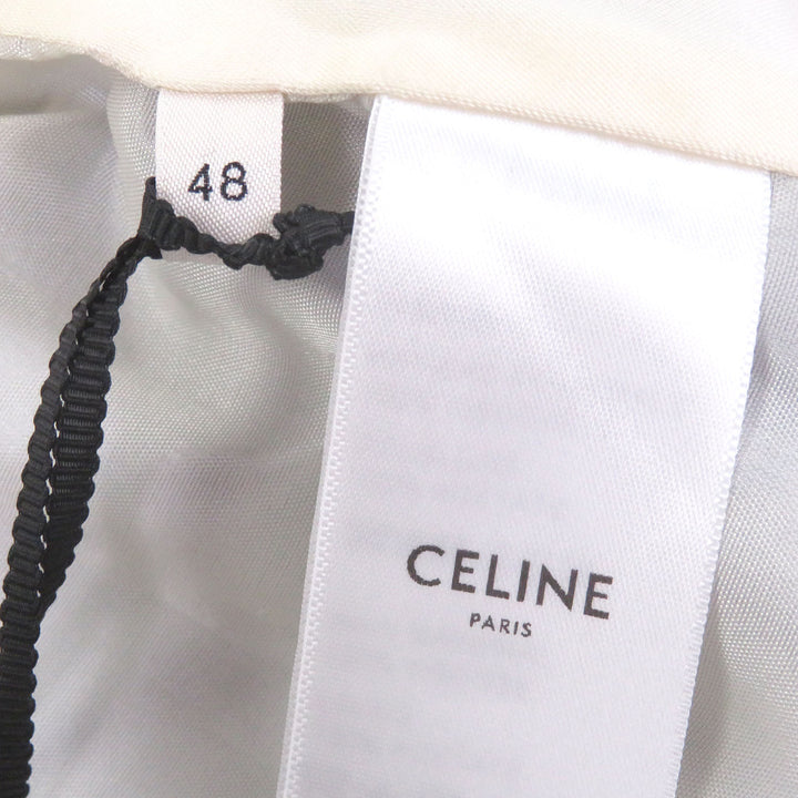 未使用品□CELINE セリーヌ 2V35N851C スパンコール エンブロイダリー アメリカンテディジャケット ブルゾン 48 イタリア製 正規品