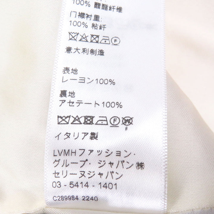 未使用品□CELINE セリーヌ 2V35N851C スパンコール エンブロイダリー アメリカンテディジャケット ブルゾン 48 イタリア製 正規品