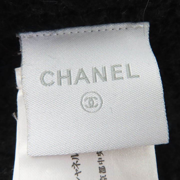 極美品☆CHANEL シャネル ヴィンテージ 06A P29214V14904 スポーツライン アルパカ混 ココマーク ZIP ロングコート ブラック 36 正規品
