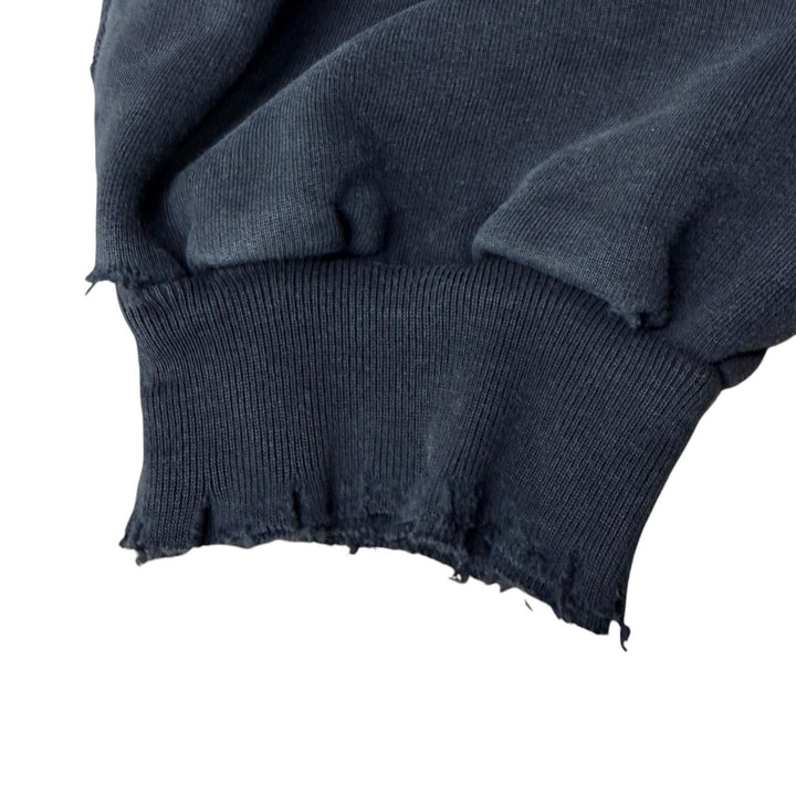未使用品★バレンシアガ 24-25SS 783397 コットン100％ フレイドデストロイ加工 クロップド丈 パーカー 4 正規品 ユニセックス