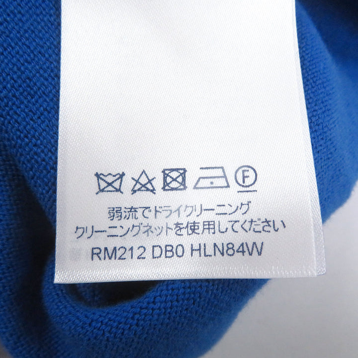 美品□LOUIS VUITTON ルイヴィトン 21AW コットン シルク エブリデイ インサイドアウト 半袖ニット ブルー S イタリア製 正規品 メンズ
