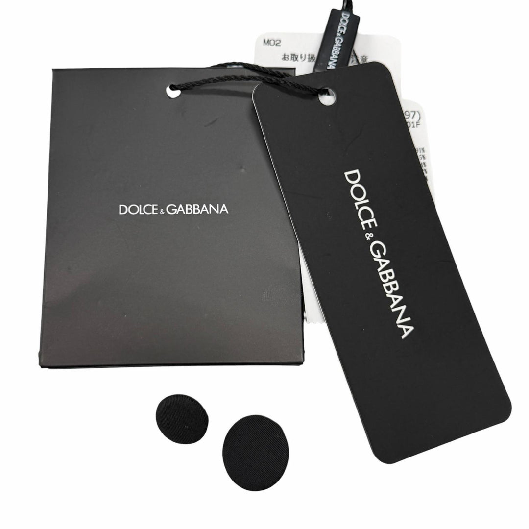 未使用品◇DOLCE&amp;GABBANA ドルチェ＆ガッバーナ F29EFT ウール シルク ジャケット 黒 36 イタリア製 正規品 レディース 定価484000円