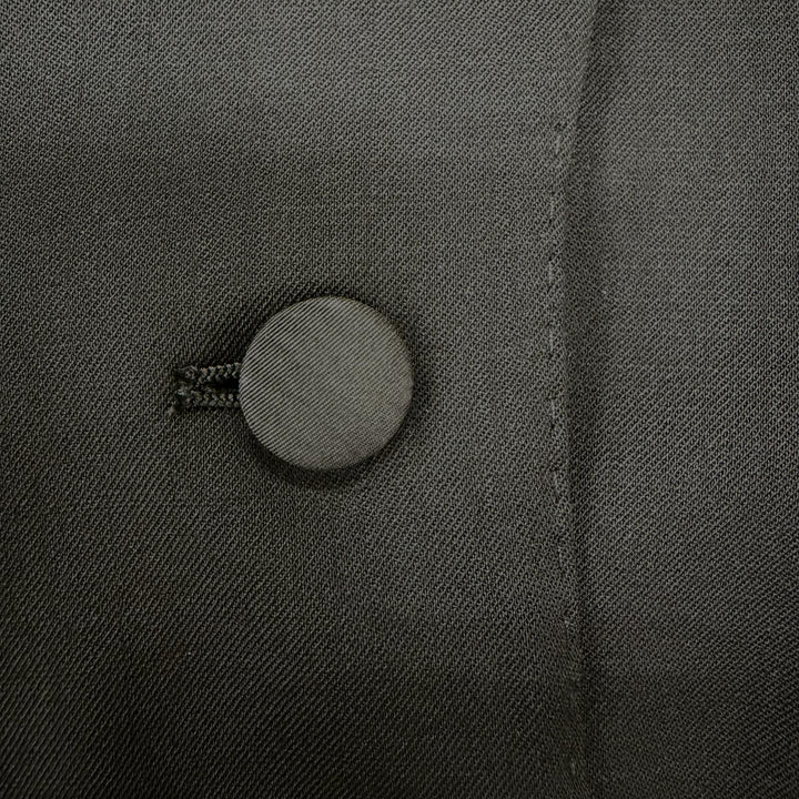 未使用品◇DOLCE&amp;GABBANA ドルチェ＆ガッバーナ F29EFT ウール シルク ジャケット 黒 36 イタリア製 正規品 レディース 定価484000円