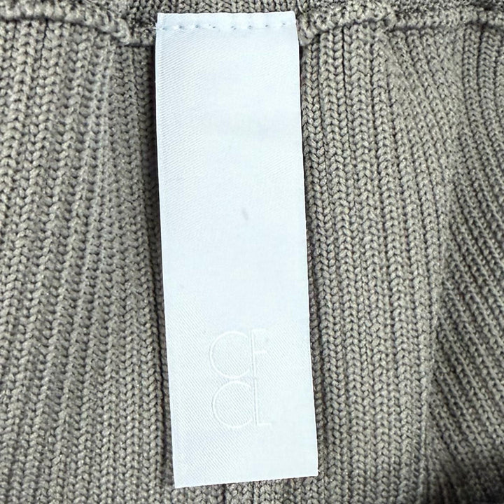 極美品★CFCL シーエフシーエル CF006KF150 POTTERY LUXE BELL BOTTOM PANTS IRON GRAY ラメ入り パンツ 1 日本製 正規品 レディース