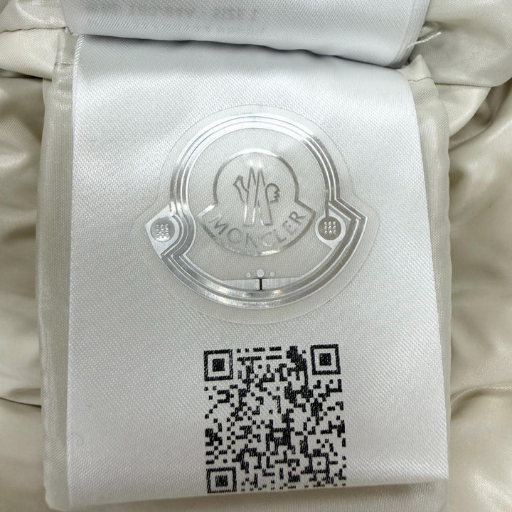 未使用品◇MONCLER モンクレール 22-23AW H20931A00102 GUICHARD ロゴワッペン付 ラムスキン切替 ダウンジャケット ベージュ 1 正規品