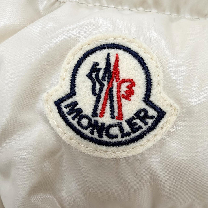 未使用品◇MONCLER モンクレール 22-23AW H20931A00102 GUICHARD ロゴワッペン付 ラムスキン切替 ダウンジャケット ベージュ 1 正規品