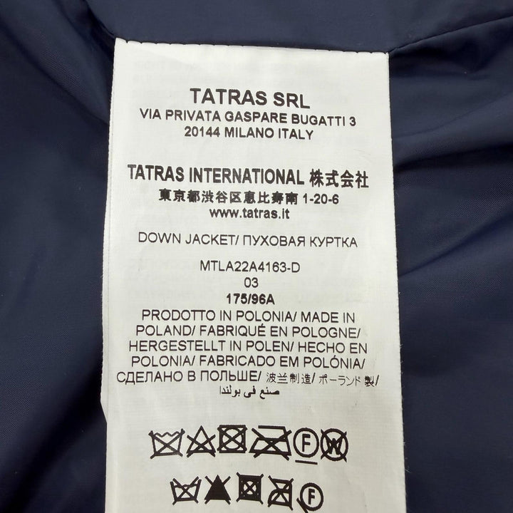 極美品▼TATRAS タトラス 22AW MTLA22A4163-D DOSSO カモフラ 迷彩柄 ワッペン付き フーデッド WZIPUP ダウンジャケット マルチ 3 正規品