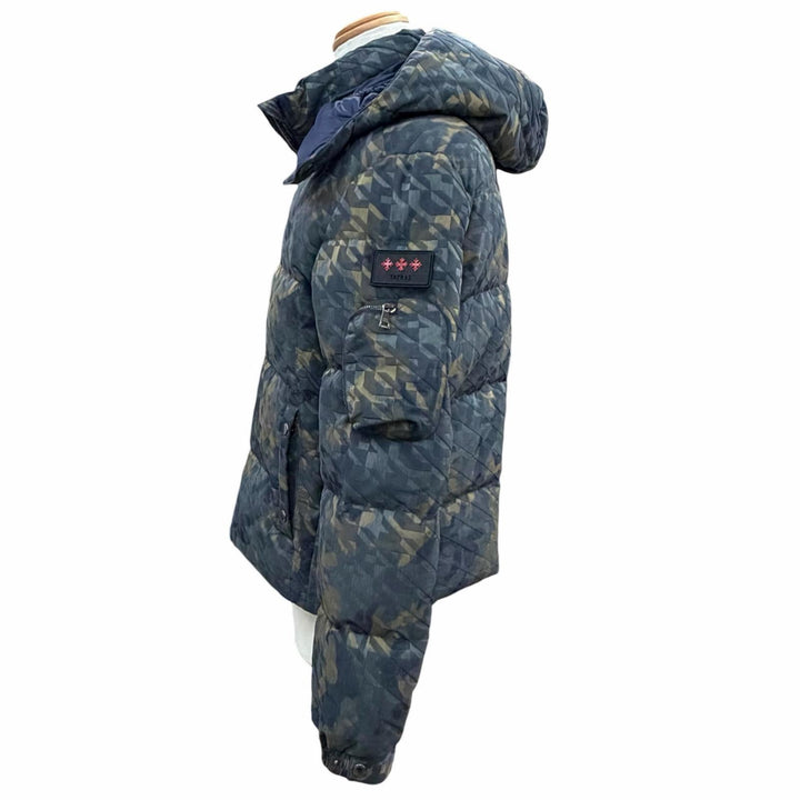 極美品▼TATRAS タトラス 22AW MTLA22A4163-D DOSSO カモフラ 迷彩柄 ワッペン付き フーデッド WZIPUP ダウンジャケット マルチ 3 正規品