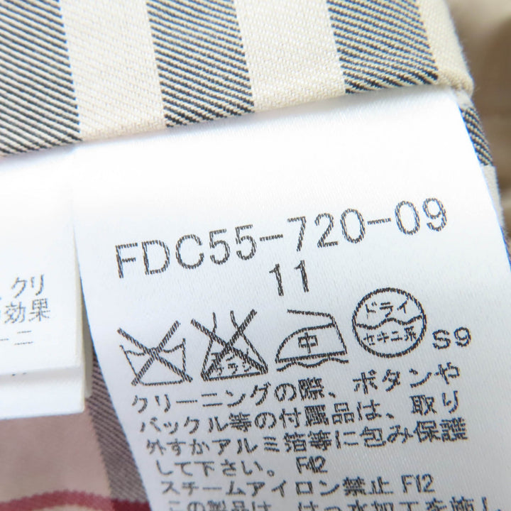 極美品☆BURBERRY LONDON バーバリーロンドン 裏地ノバチェック柄 ライナー・ベルト付 コート ブラック 11 日本製 正規品 レディース