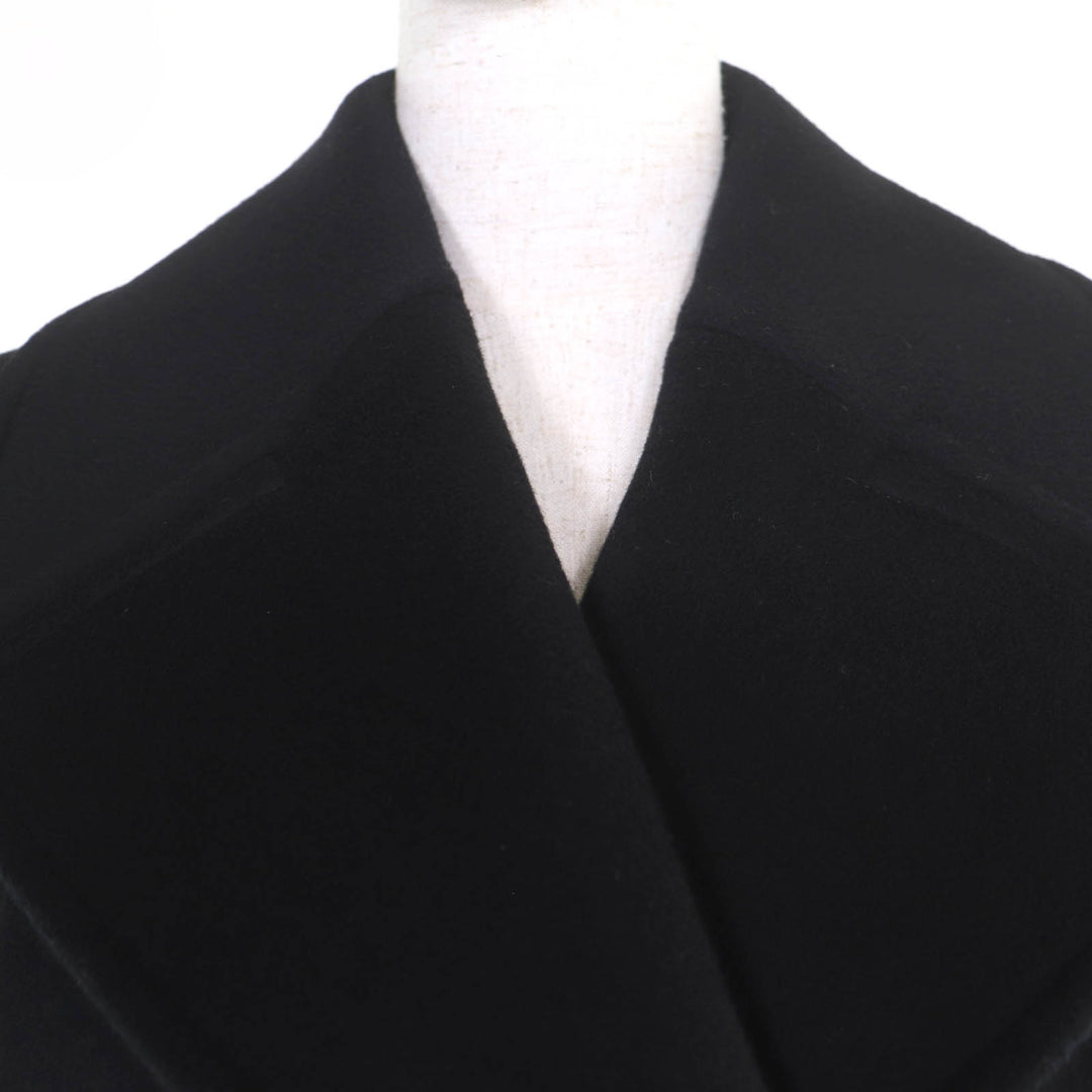 美品☆Alexander McQueen アレキサンダーマックイーン 2023年製 775502 ウール ダブルブレスト コート ブラック 38 正規品 レディース